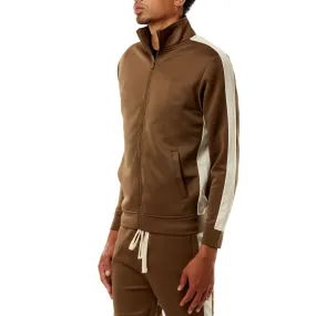 501 Track Jacket - Olive/Cream