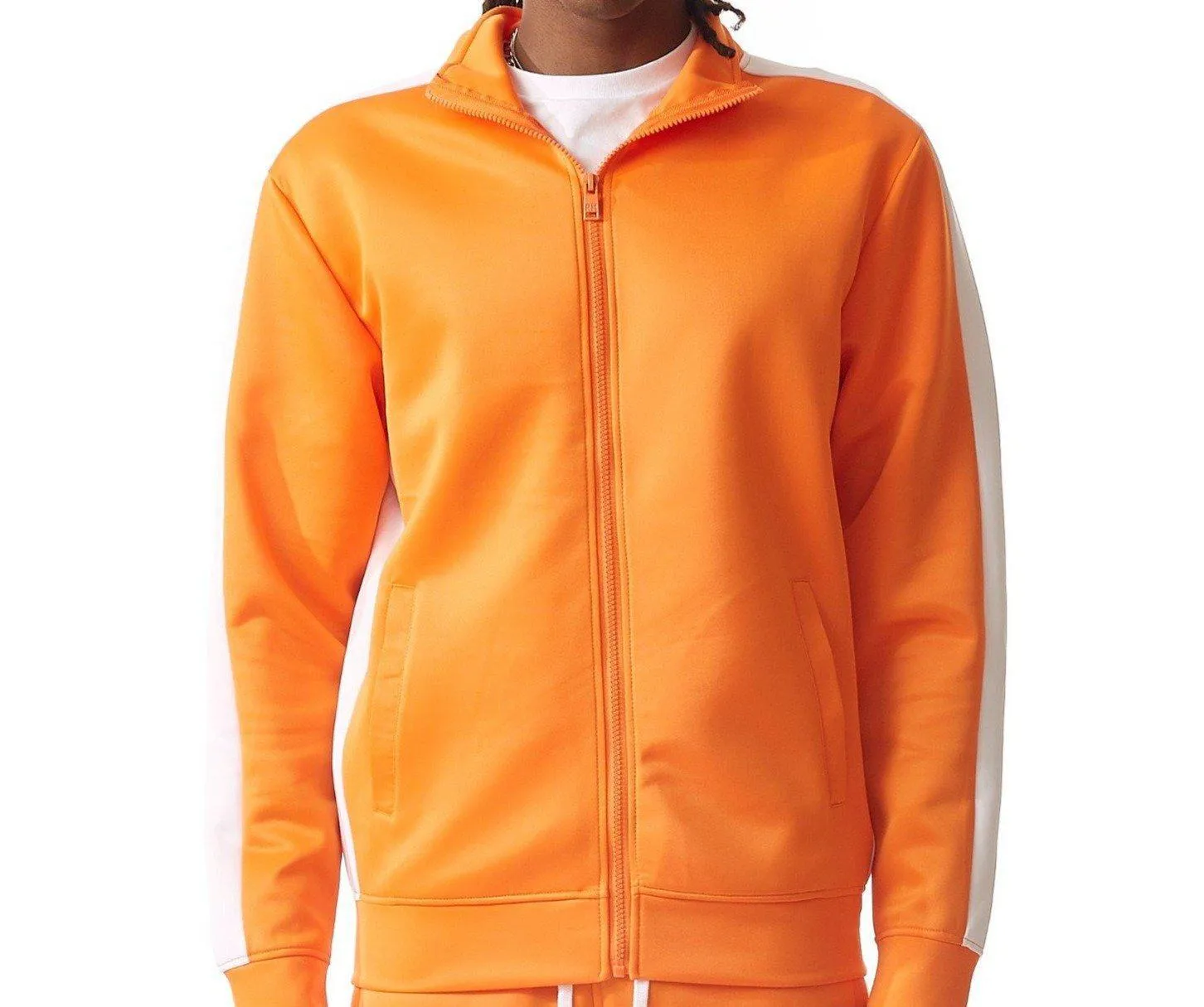 501 Track Jacket - Orange/White