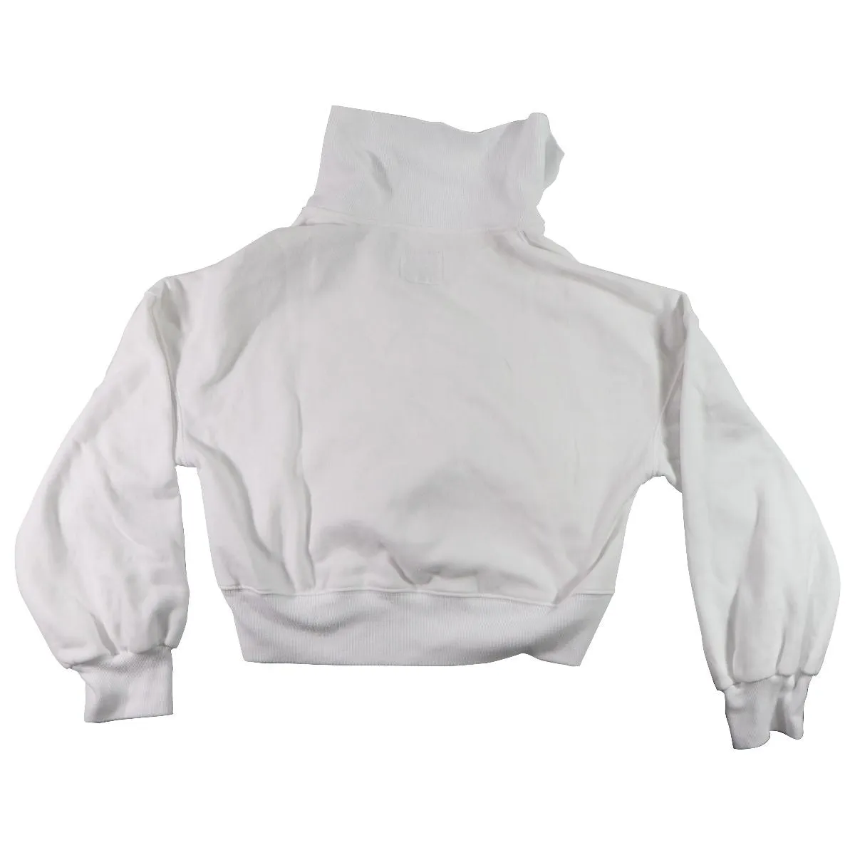 Abercrombie & Fitch Soft Collection Crop-Top Sweater - White/Small