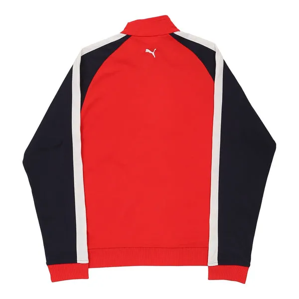 Age 14 Puma Track Jacket - XL Red Polyester