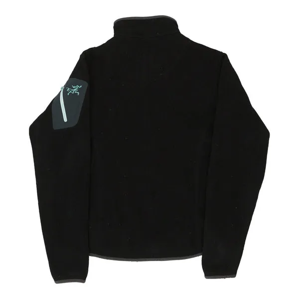 Arc'Teryx Fleece Jacket - Small Black Polyester