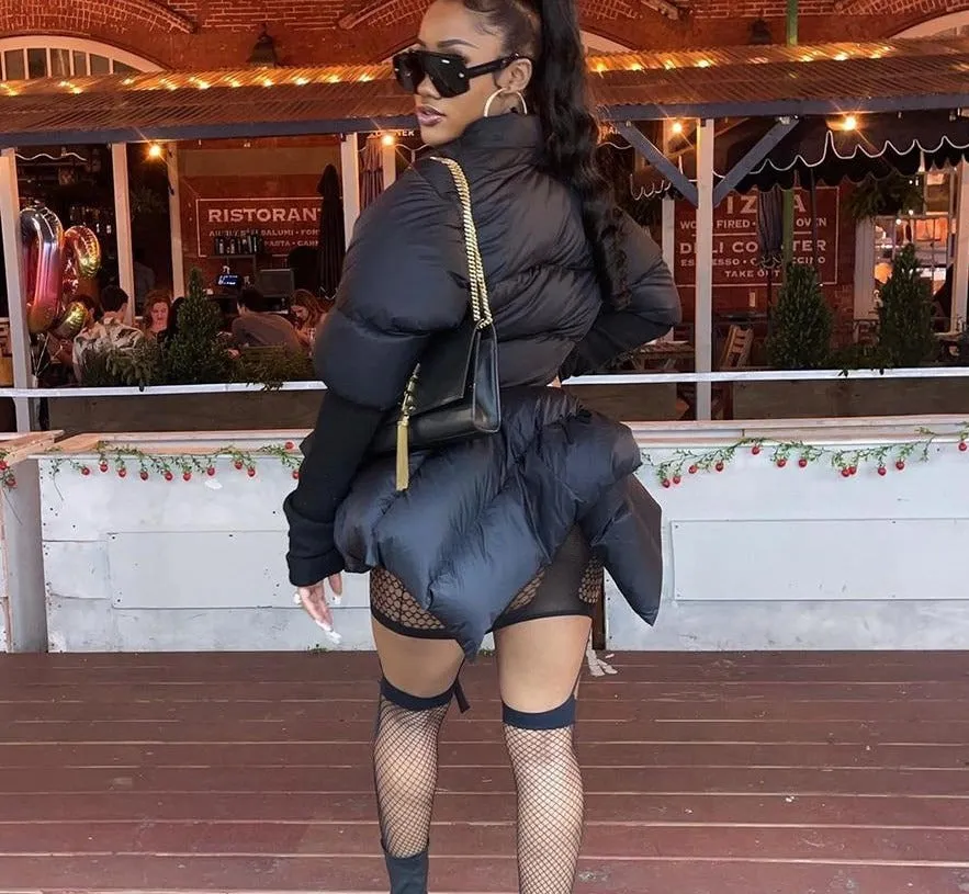 Belted Puffer Jacket