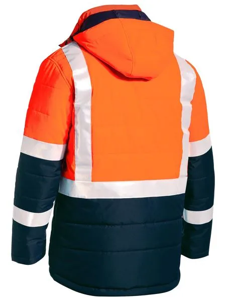 BISLEY Taped Two Tone Hi Vis Puffer Jacket  BJ6929HT