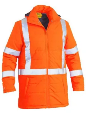 Bisley, TTMC-W17 X Back Puffer Jacket, BJ6379XT (Each) - Fluro Orange - Size: M