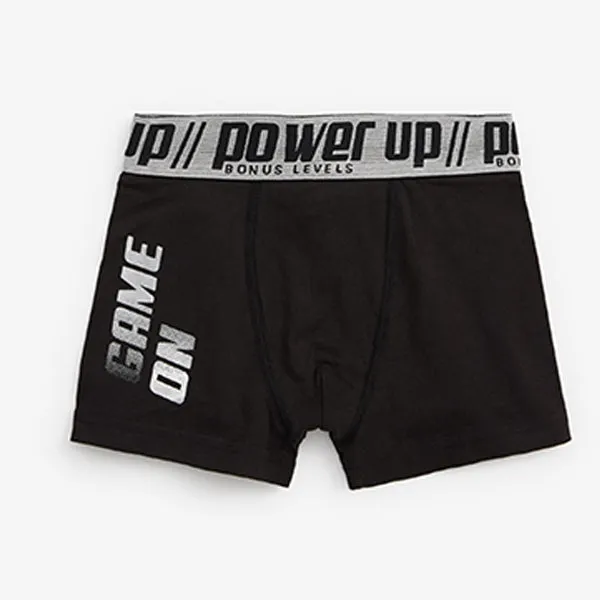 Black /Gold Gamer 5 Pack Trunks (2-12yrs)