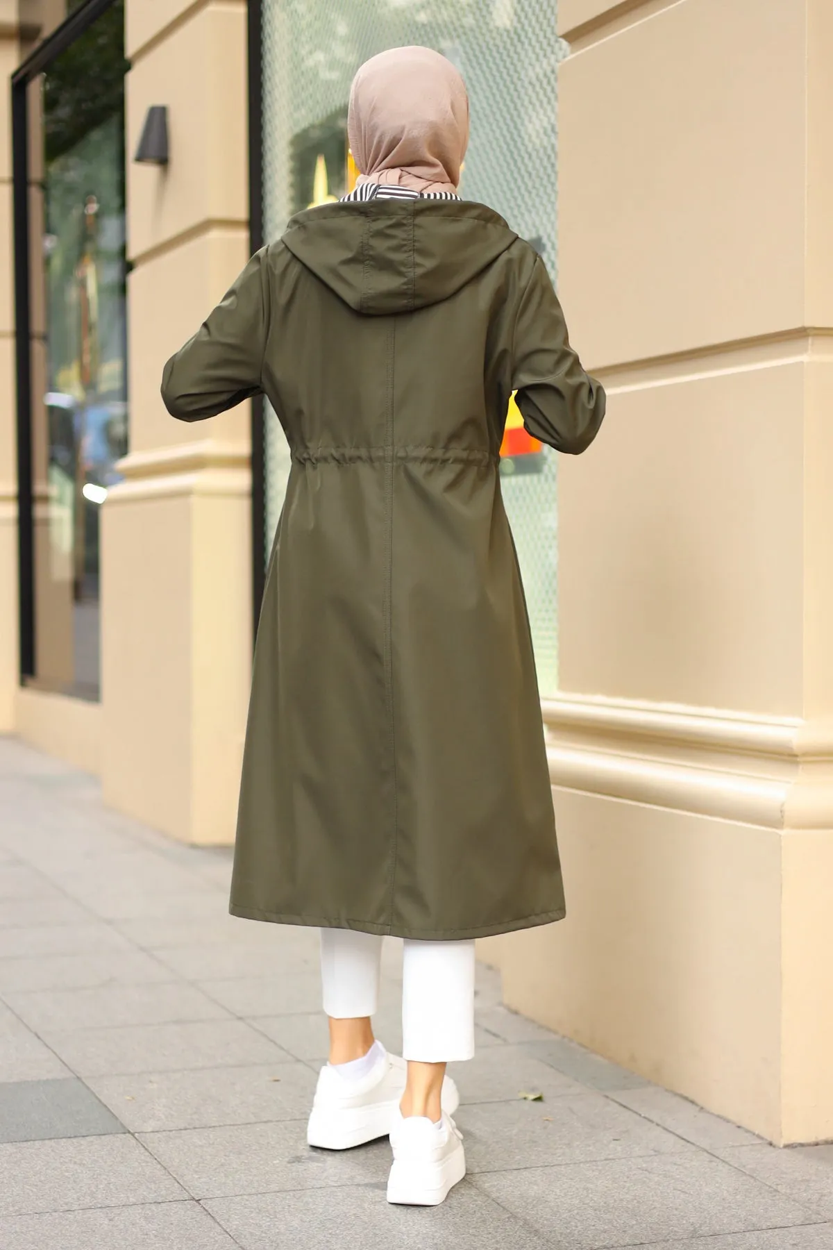 BNG Women Seasonal Trench Coat Khaki - Clermont