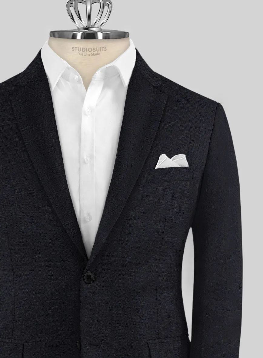 Bristol Umino Dark Blue Herringbone Jacket