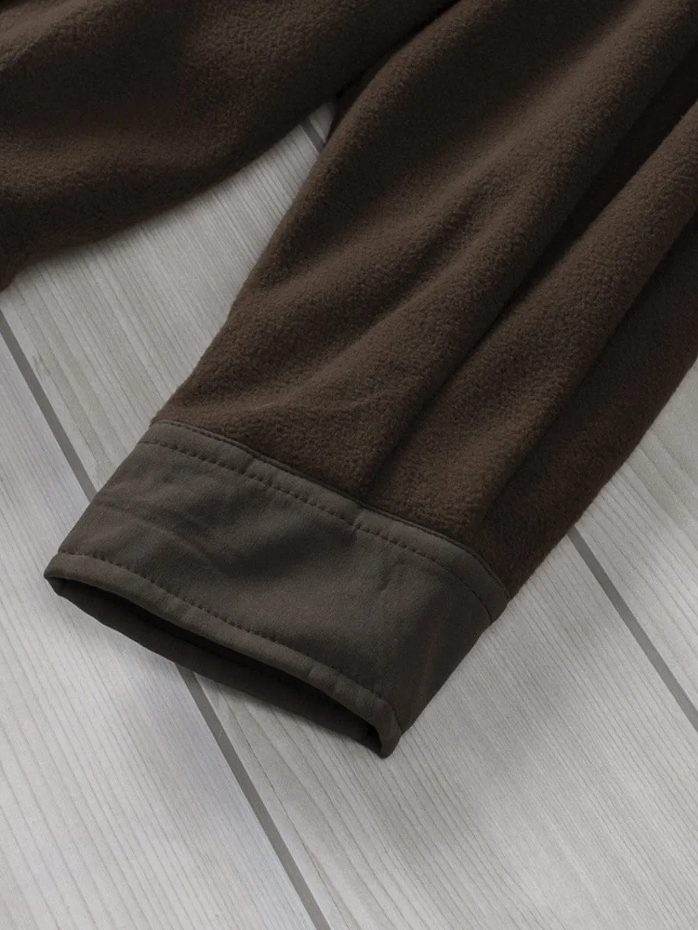 Brown Polar Fleece Jacket