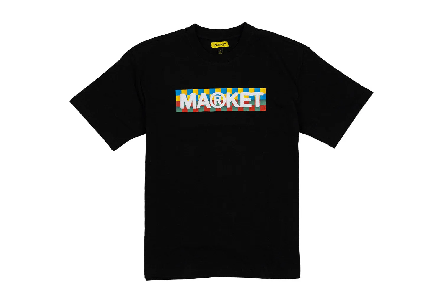 Checkered Bar Logo T-Shirt