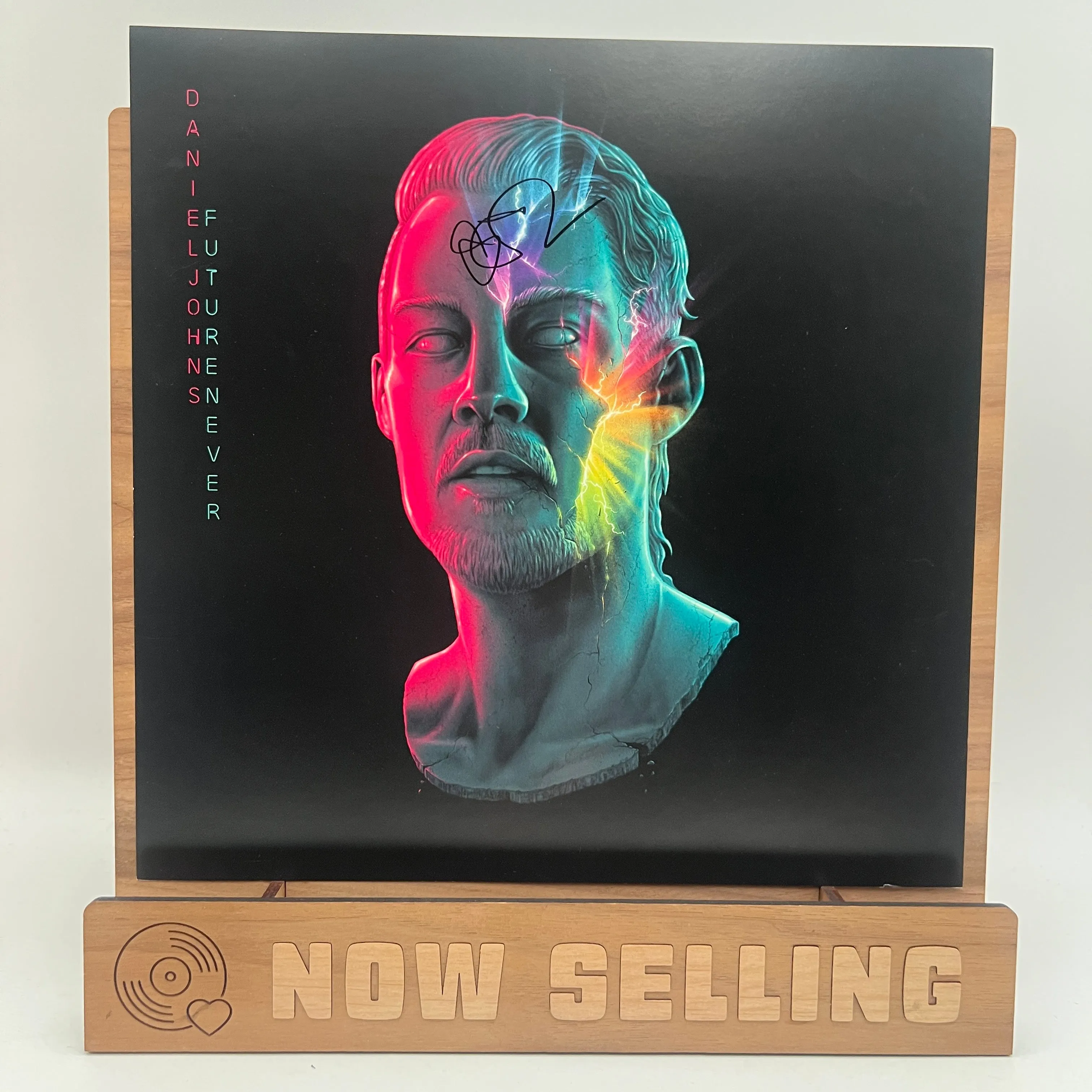 Daniel Johns - FutureNever Vinyl LP Blue Red Marble SEALED Australian Press SIGNED Art Card