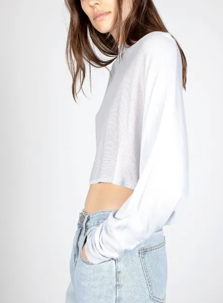 Dolman Sleeve Crop Sweater