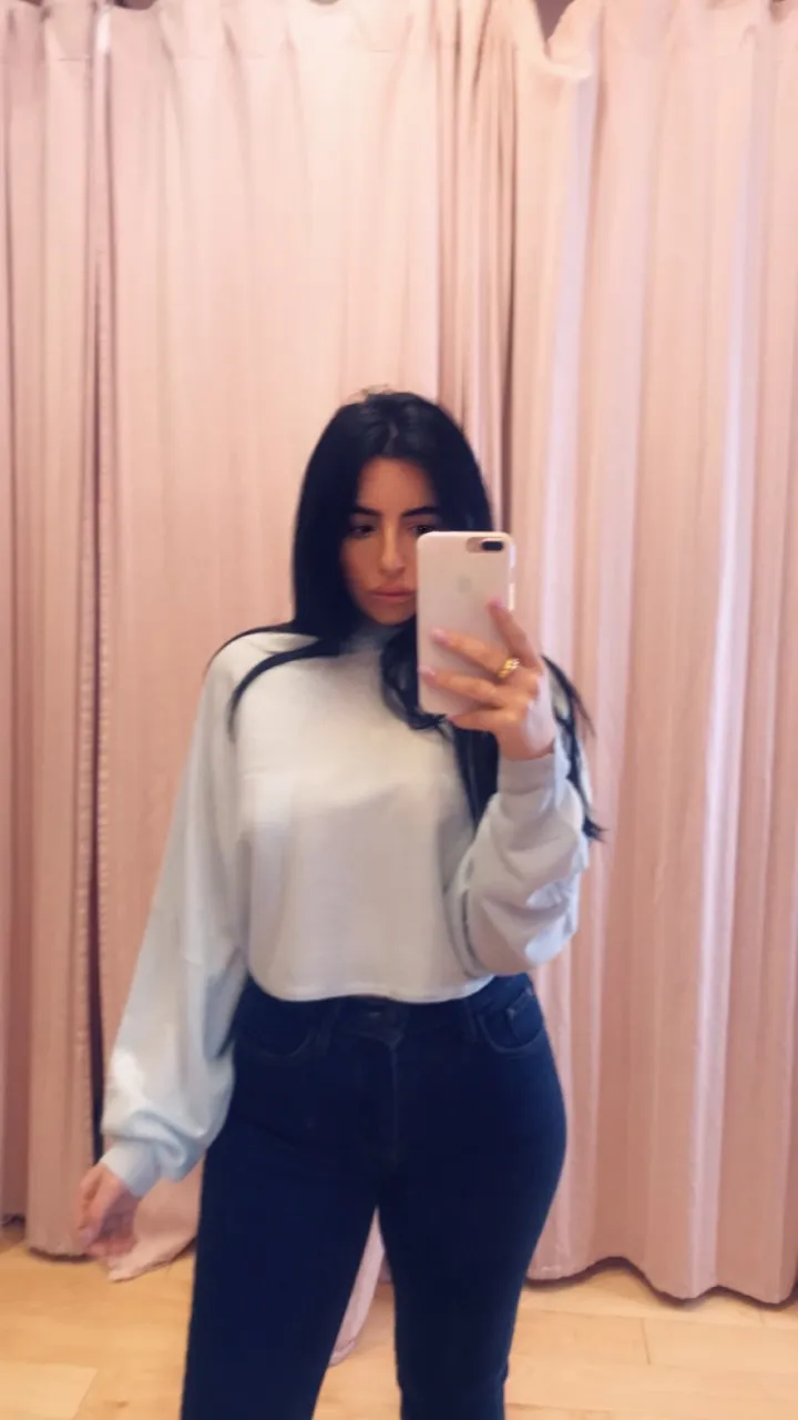 Dolman Sleeve Crop Sweater