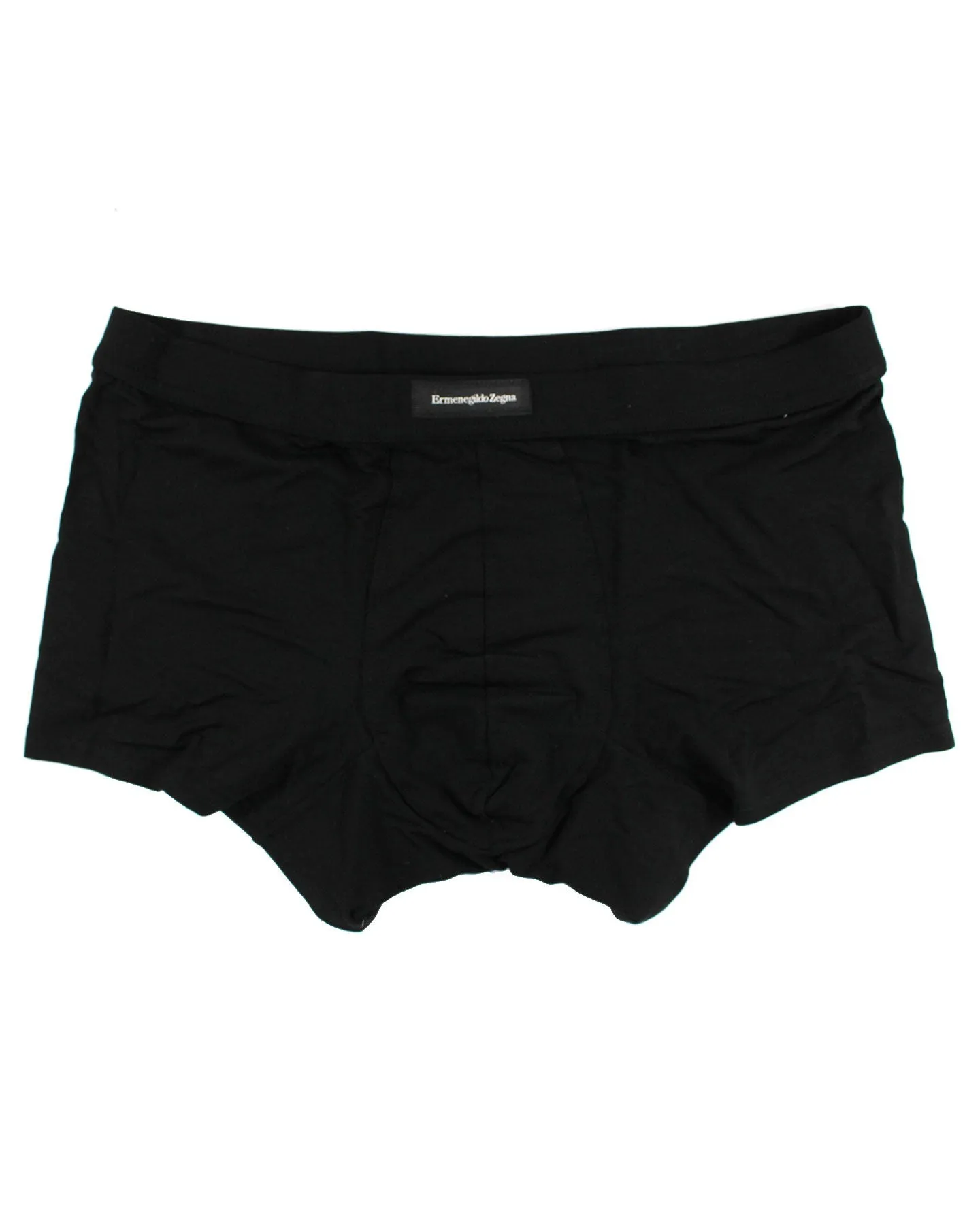 Ermenegildo Zegna Boxer Brief Black Men Underwear MicroModal S SALE