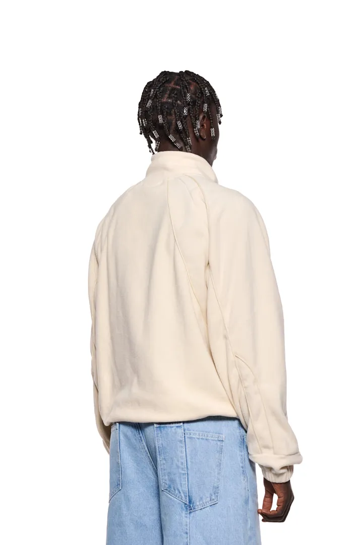 Fleece Jacket Almond Milk