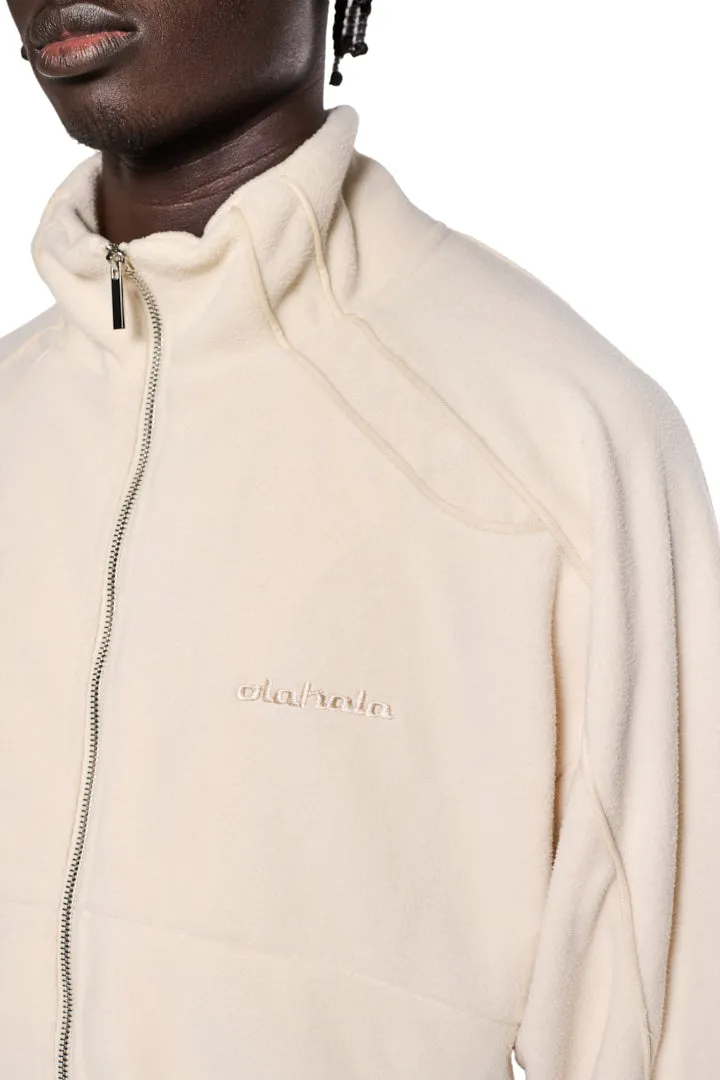 Fleece Jacket Almond Milk