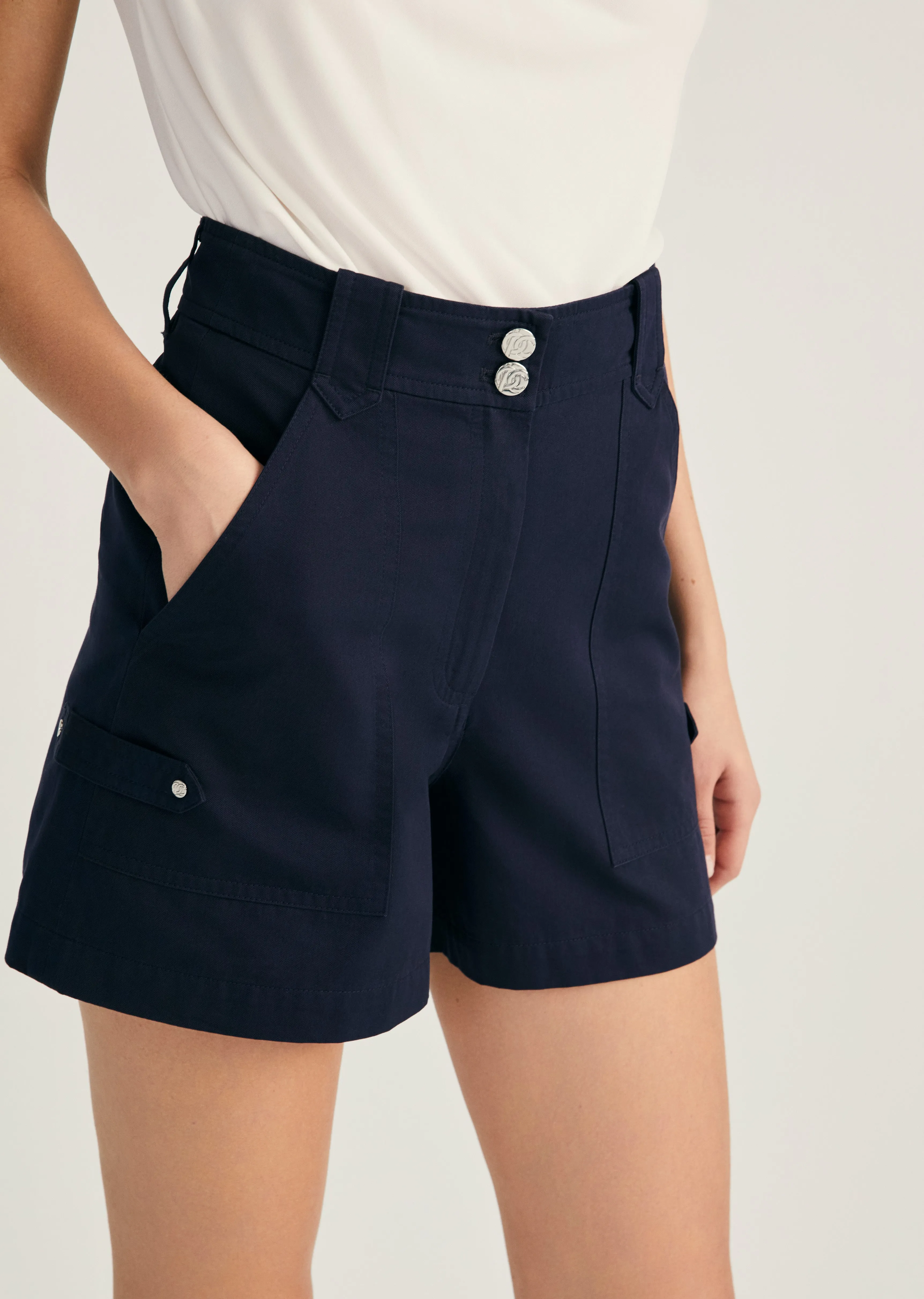 Franci Utility Shorts - Night Sky