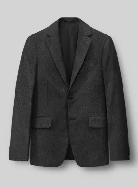 Hardy Minnis Charcoal Birdseye Wool Jacket