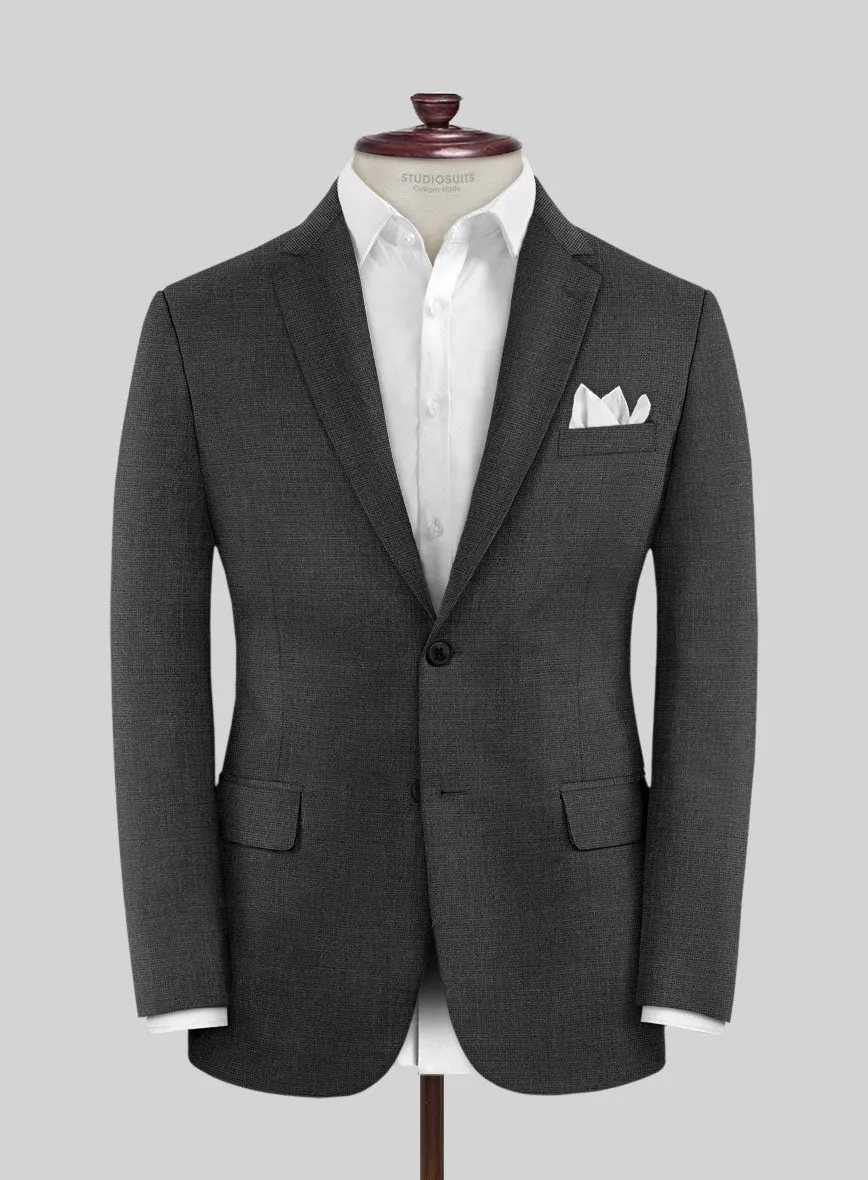 Hardy Minnis Charcoal Nailhead Wool Jacket