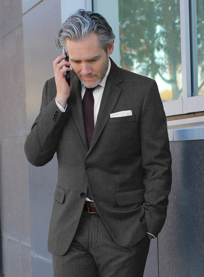 Hardy Minnis Charcoal Nailhead Wool Jacket