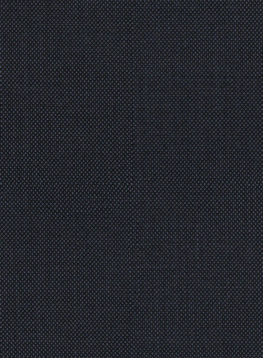 Hardy Minnis Dark Blue Birdseye Wool Jacket