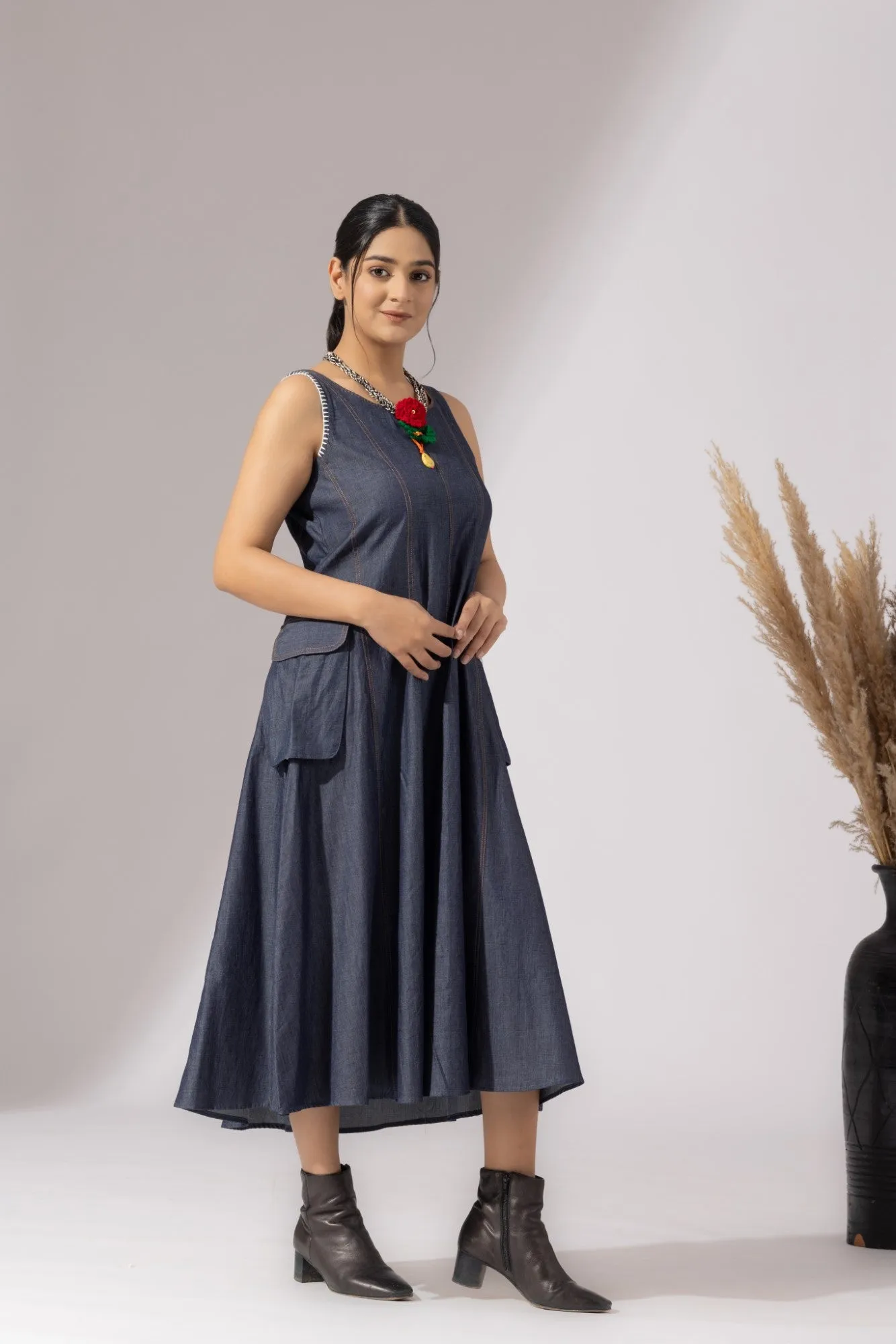 Indigo Grace Dress