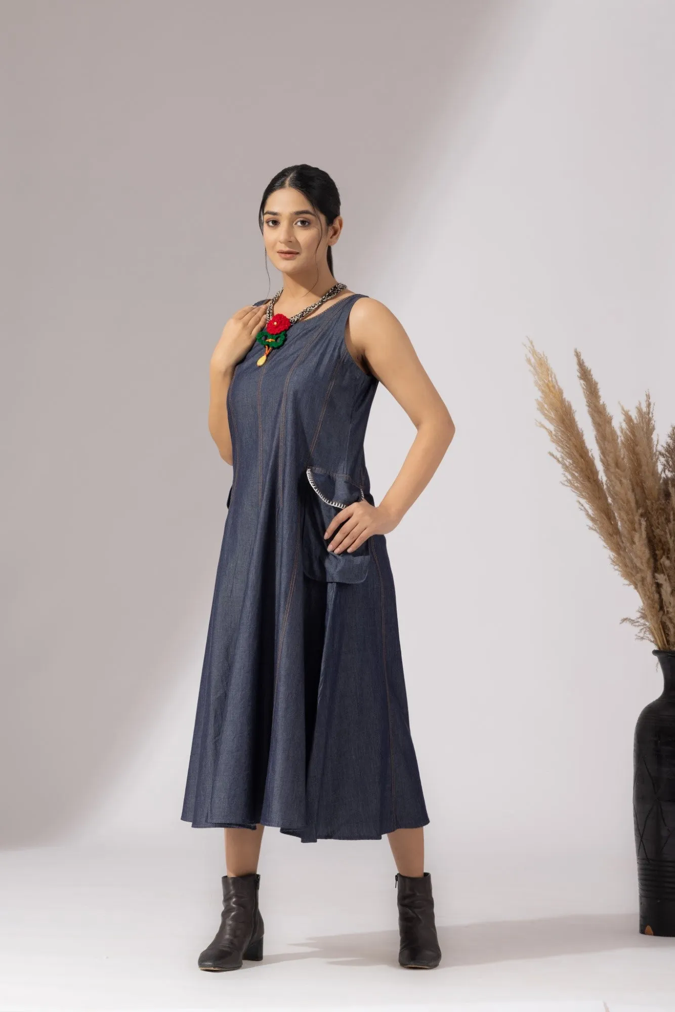 Indigo Grace Dress
