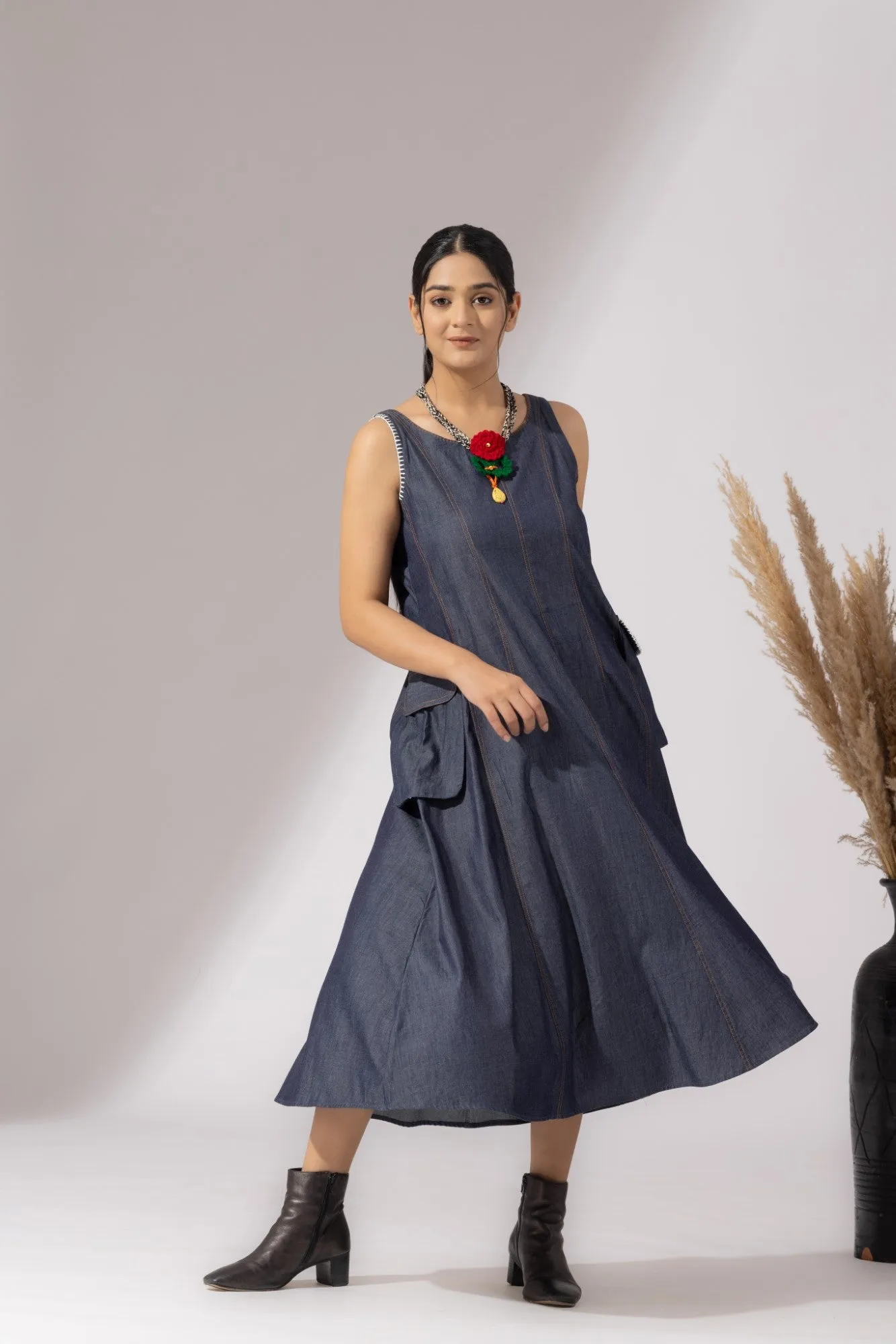 Indigo Grace Dress