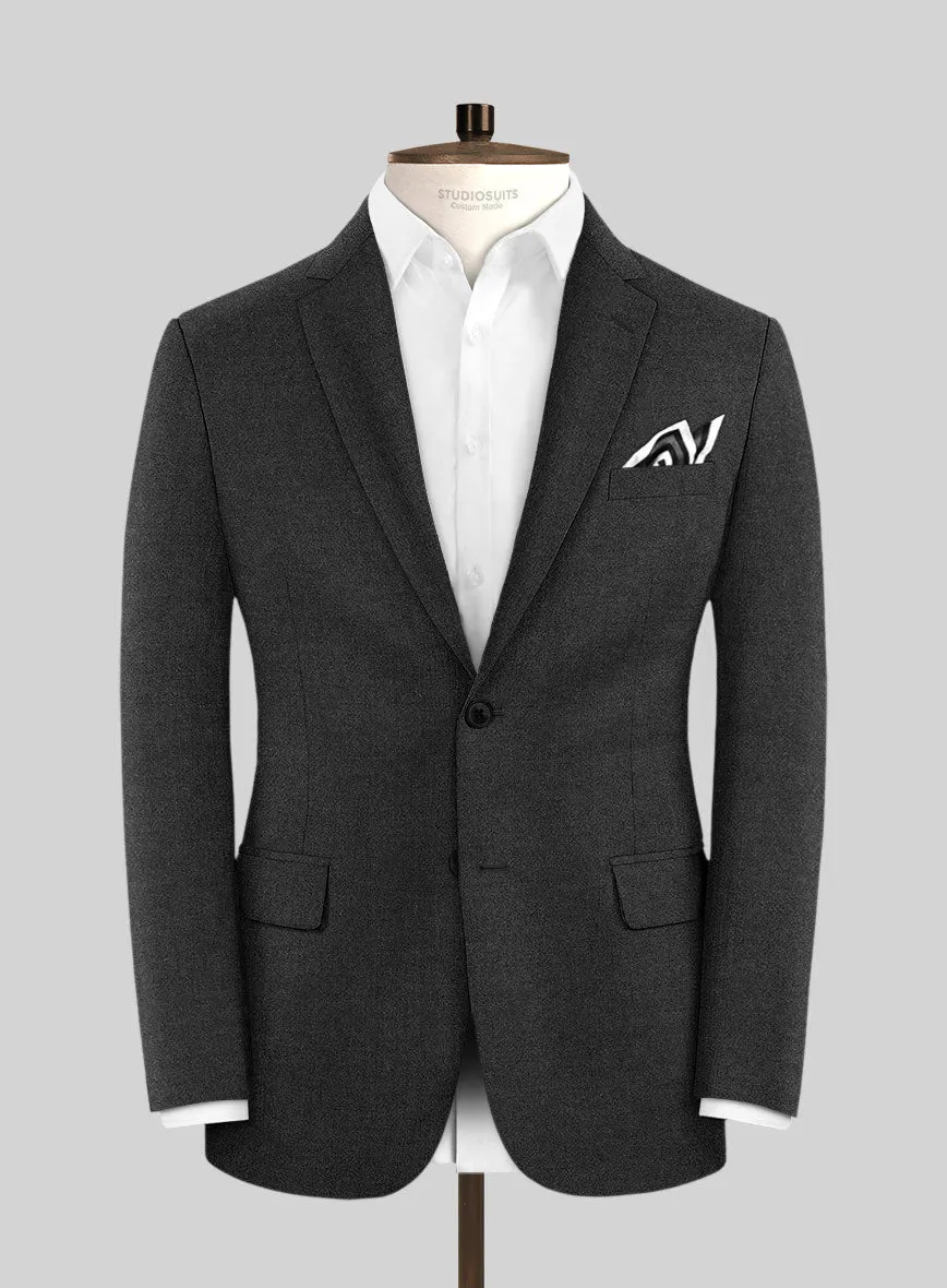 Italian Turna Dark Gray Flannel Jacket