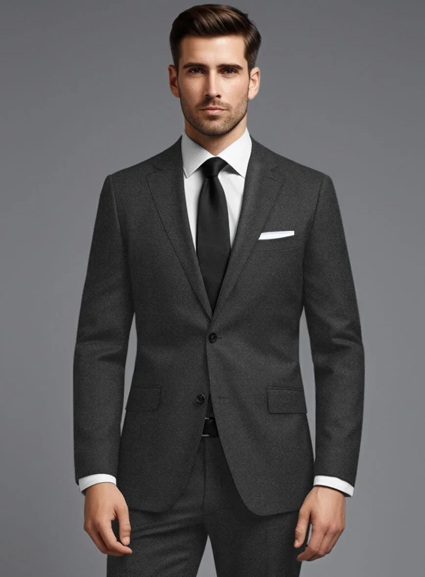 Italian Turna Dark Gray Flannel Jacket
