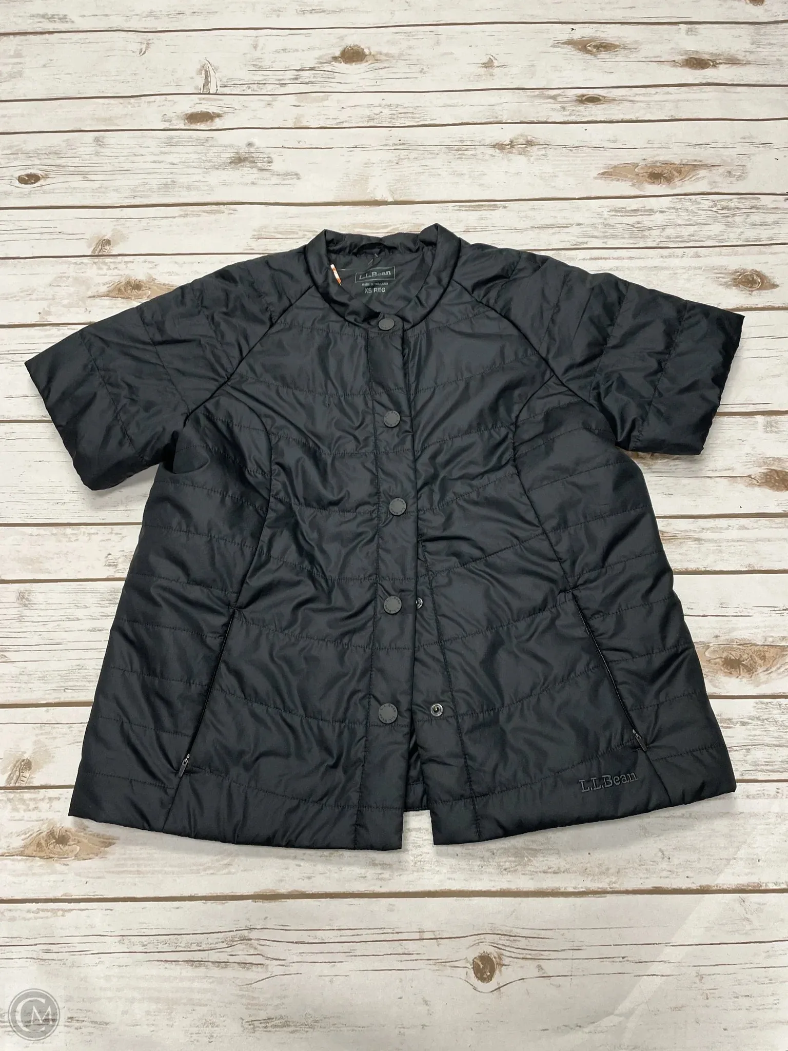 Jacket Puffer & Quilted By L.l. Bean In Black, Size: Xs