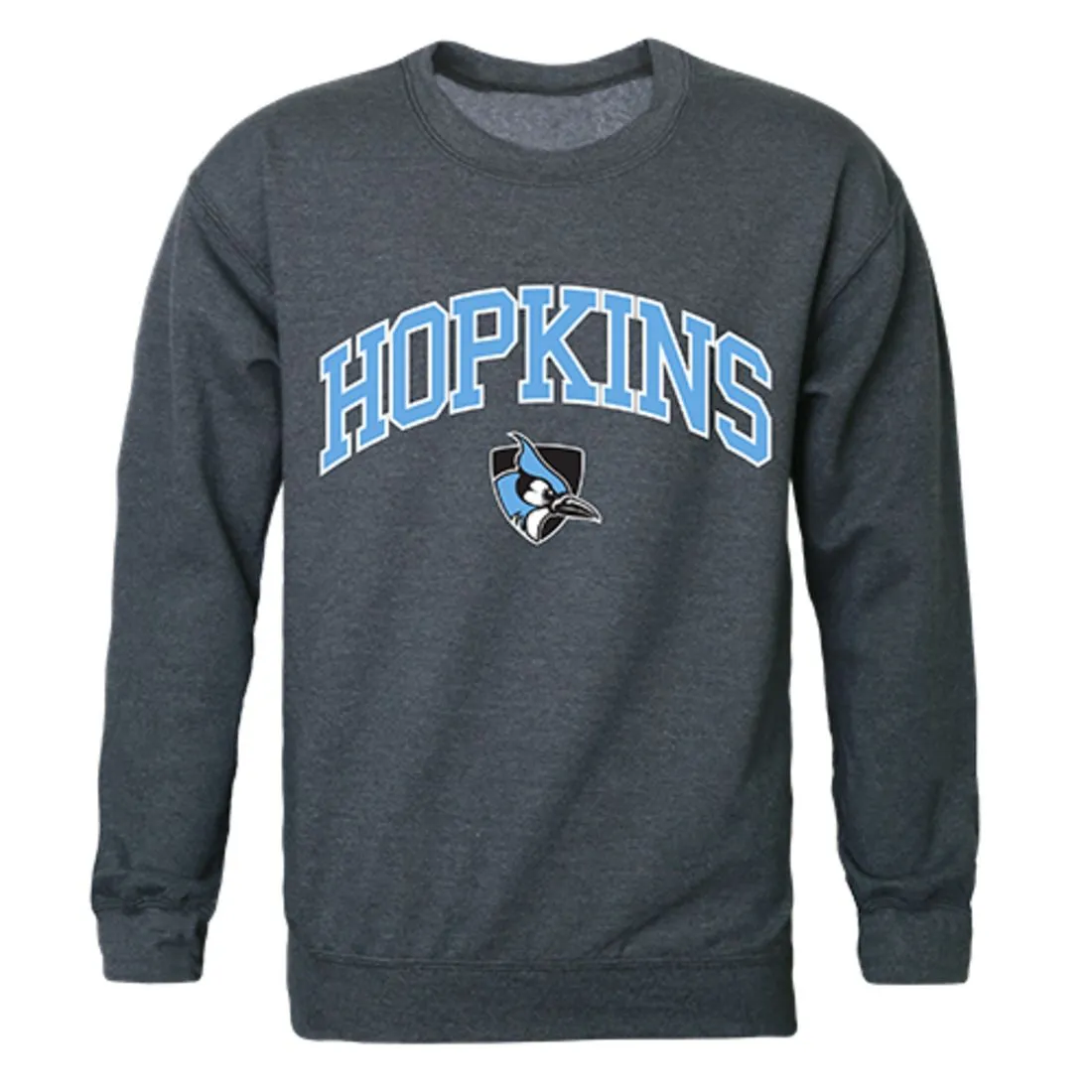 JHU Johns Hopkins University Campus Crewneck Pullover Sweatshirt Sweater Heather Charcoal
