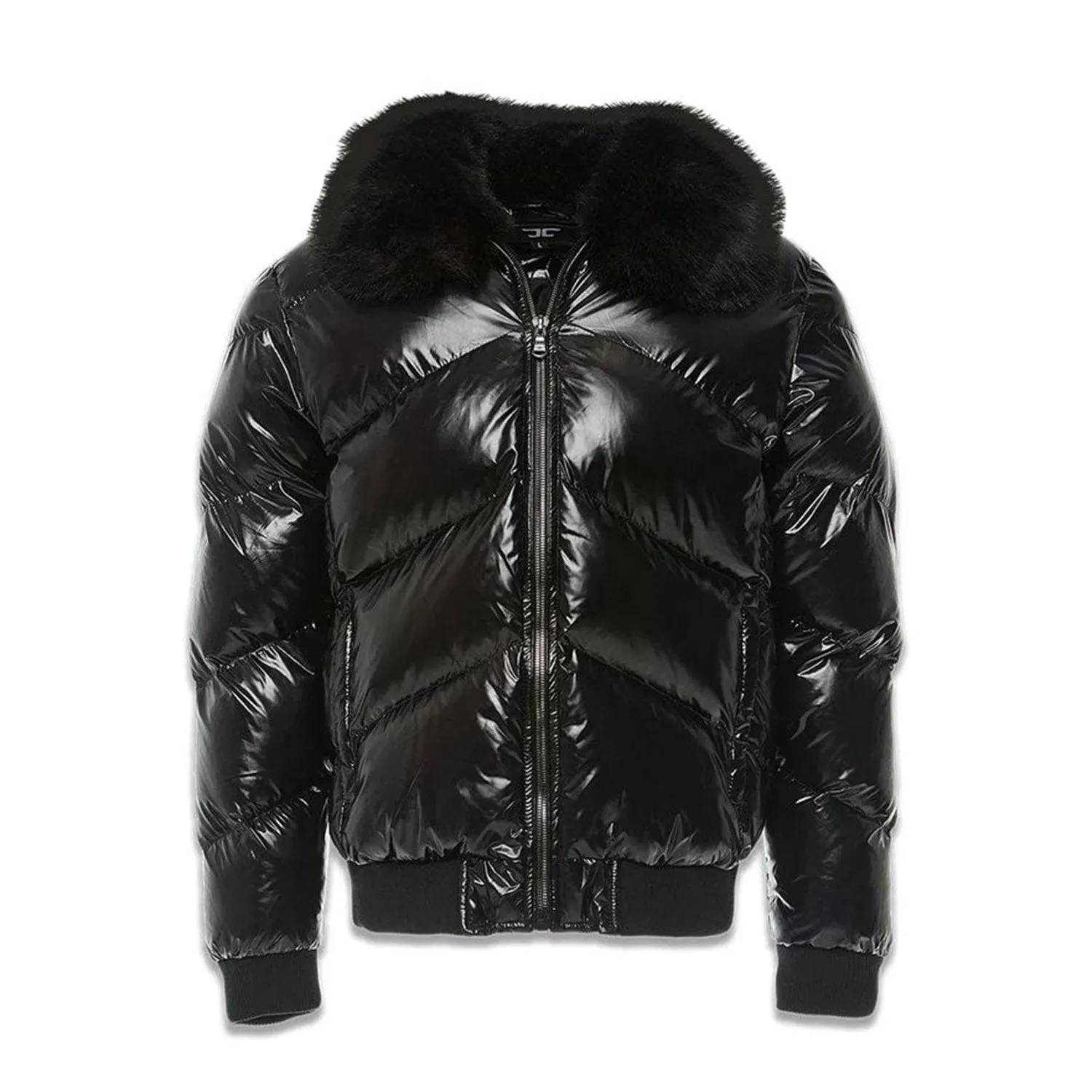 Jordan Craig Shiny Men's Puffer Jacket Black