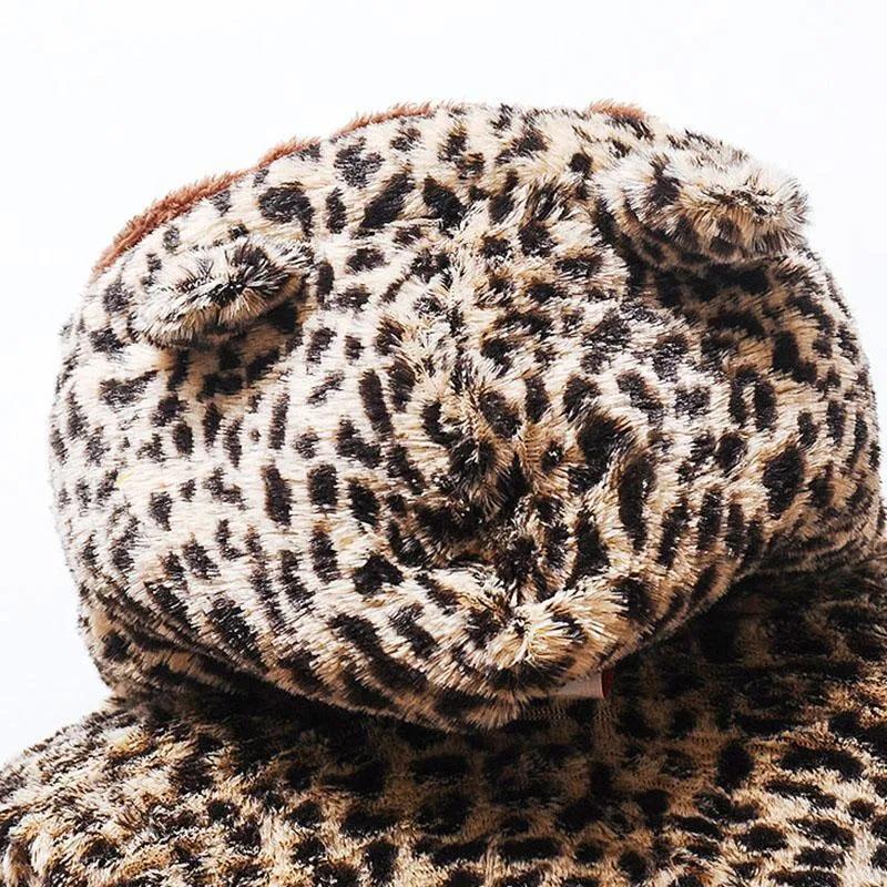 Leopard Puffer Jacket for Toddler Girl