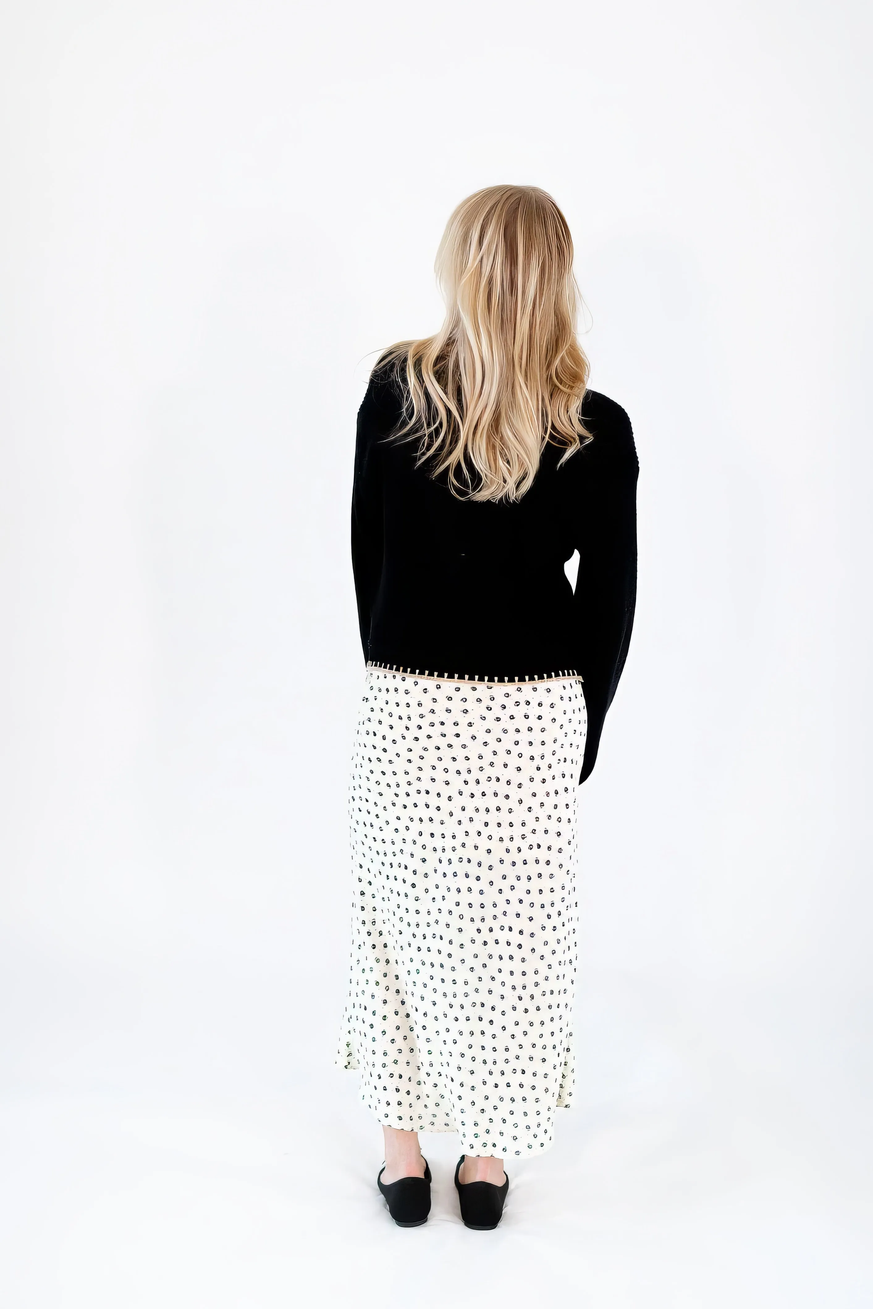 Match Point Floral Midi Skirt