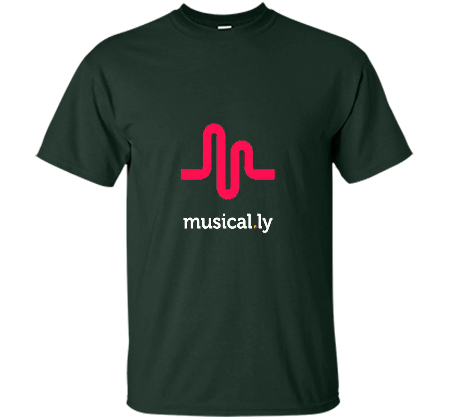 musical.ly wave classic T-Shirt (Fitted Cut)