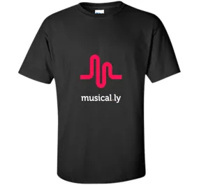 musical.ly wave classic T-Shirt (Fitted Cut)