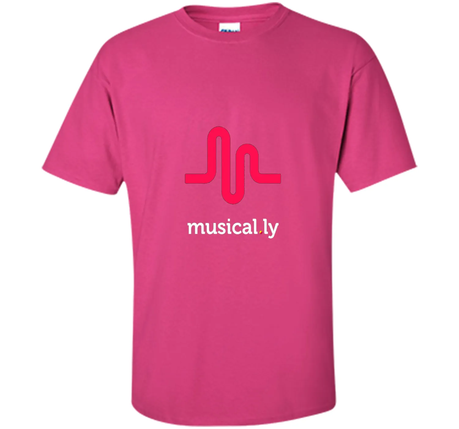 musical.ly wave classic T-Shirt (Fitted Cut)