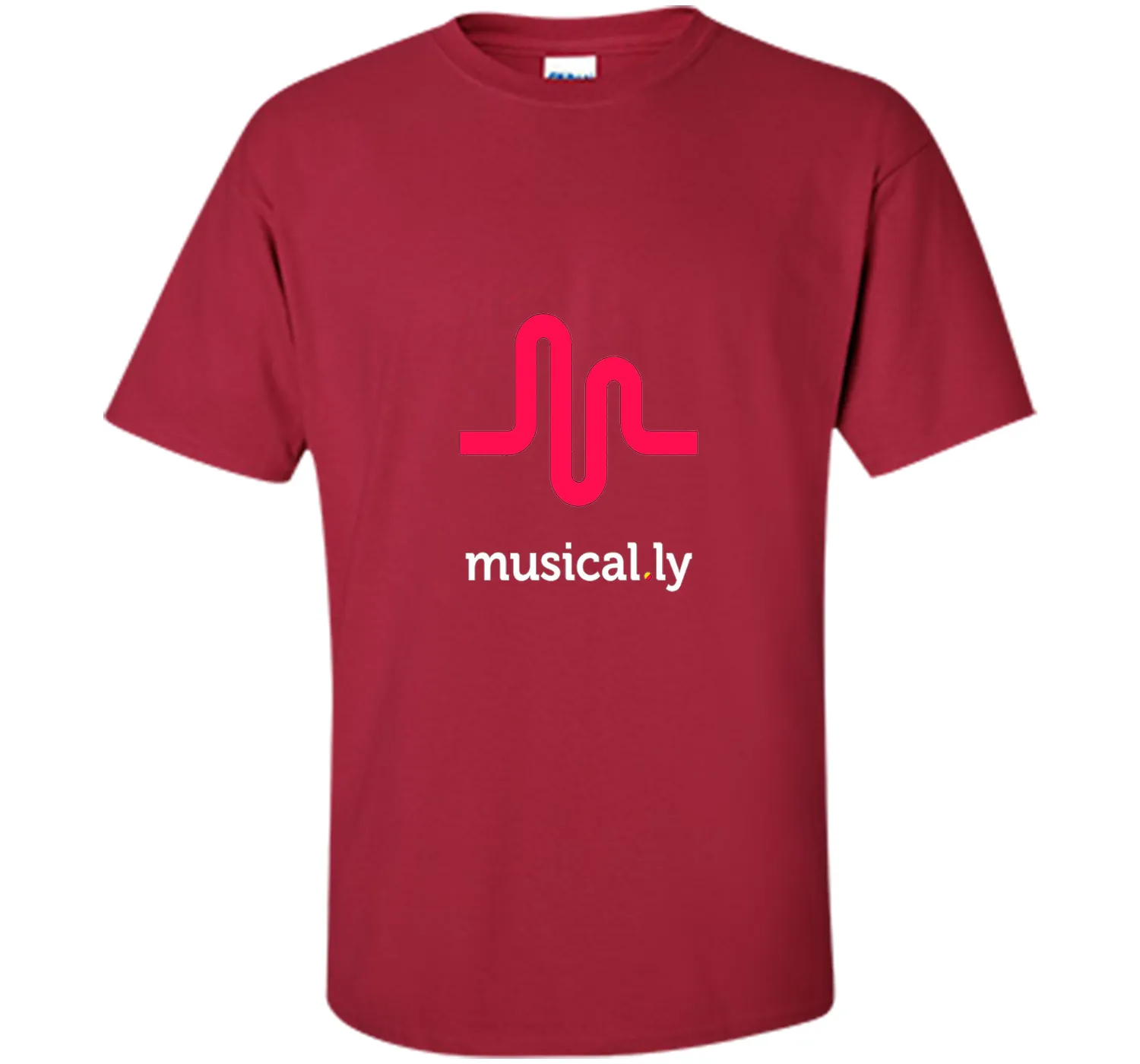 musical.ly wave classic T-Shirt (Fitted Cut)
