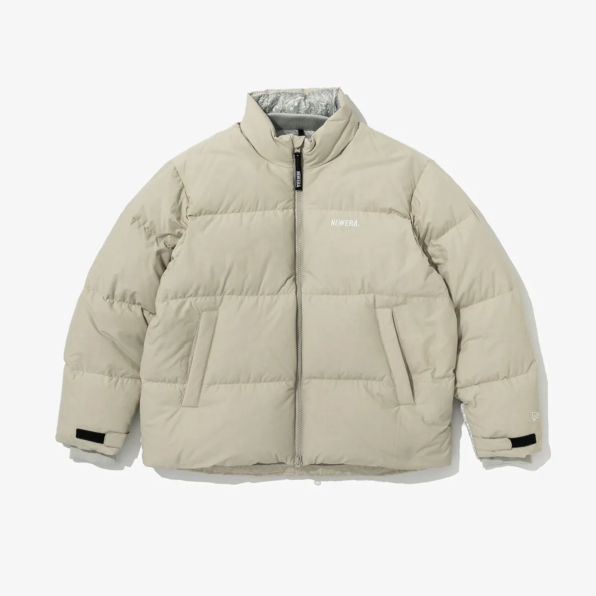 NEW ERA PUFFER GOOSE BEIGE DOWN JACKET