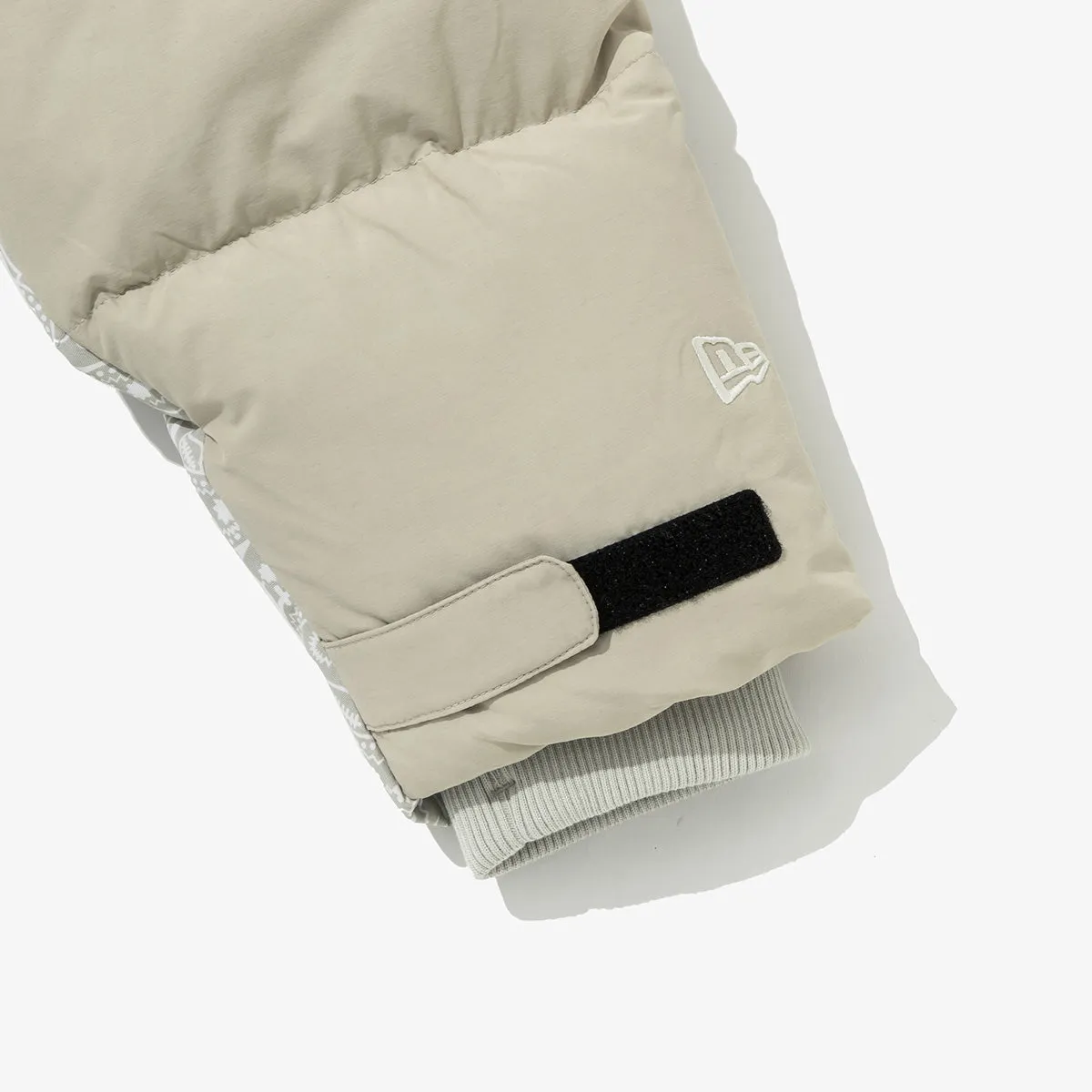 NEW ERA PUFFER GOOSE BEIGE DOWN JACKET