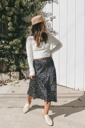 On the Prowl Navy Cheetah Skirt
