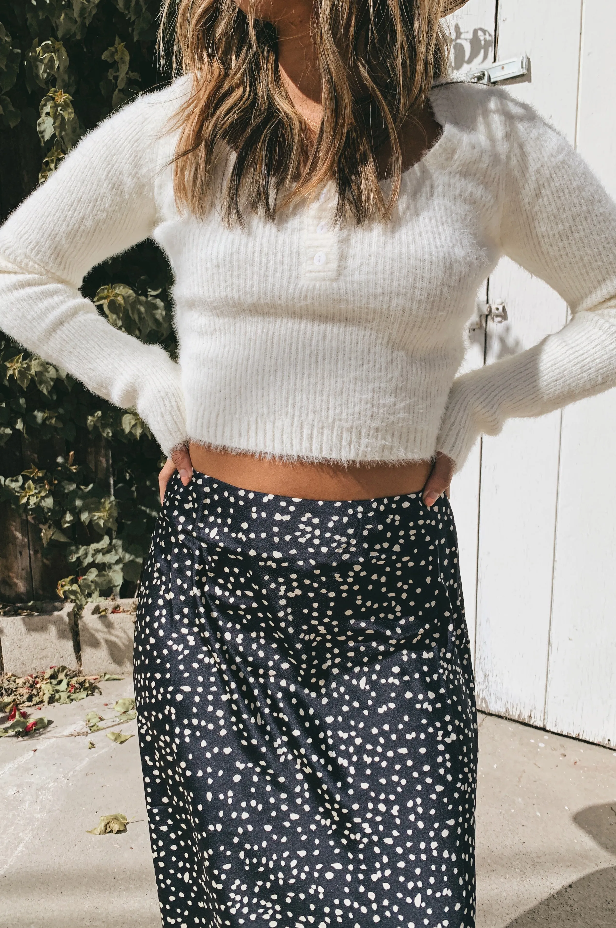 On the Prowl Navy Cheetah Skirt