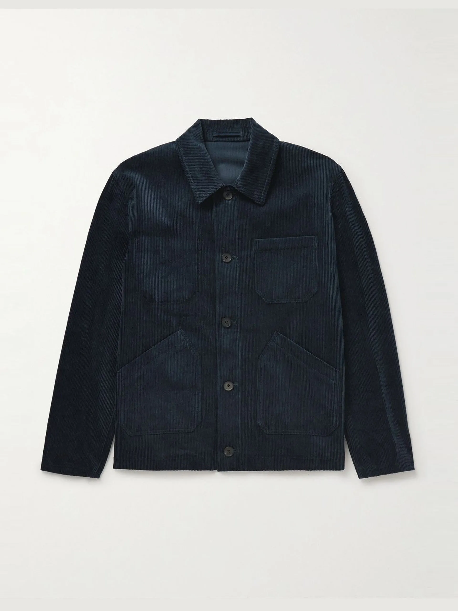 Organic cotton-corduroy chore jacket