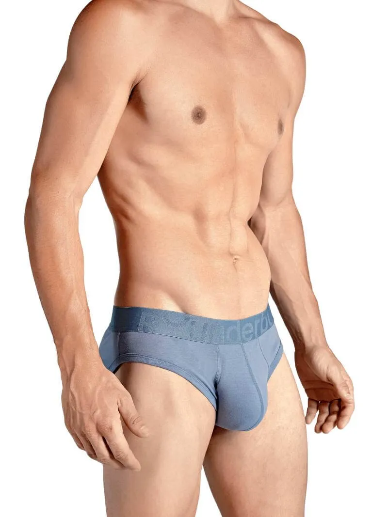 RounderBum Enhancing & Reshaping Brief with Padded Bum and Pouch, Light Blue