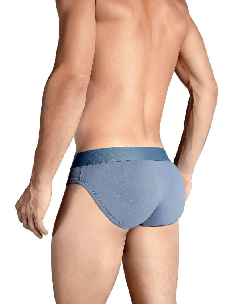 RounderBum Enhancing & Reshaping Brief with Padded Bum and Pouch, Light Blue