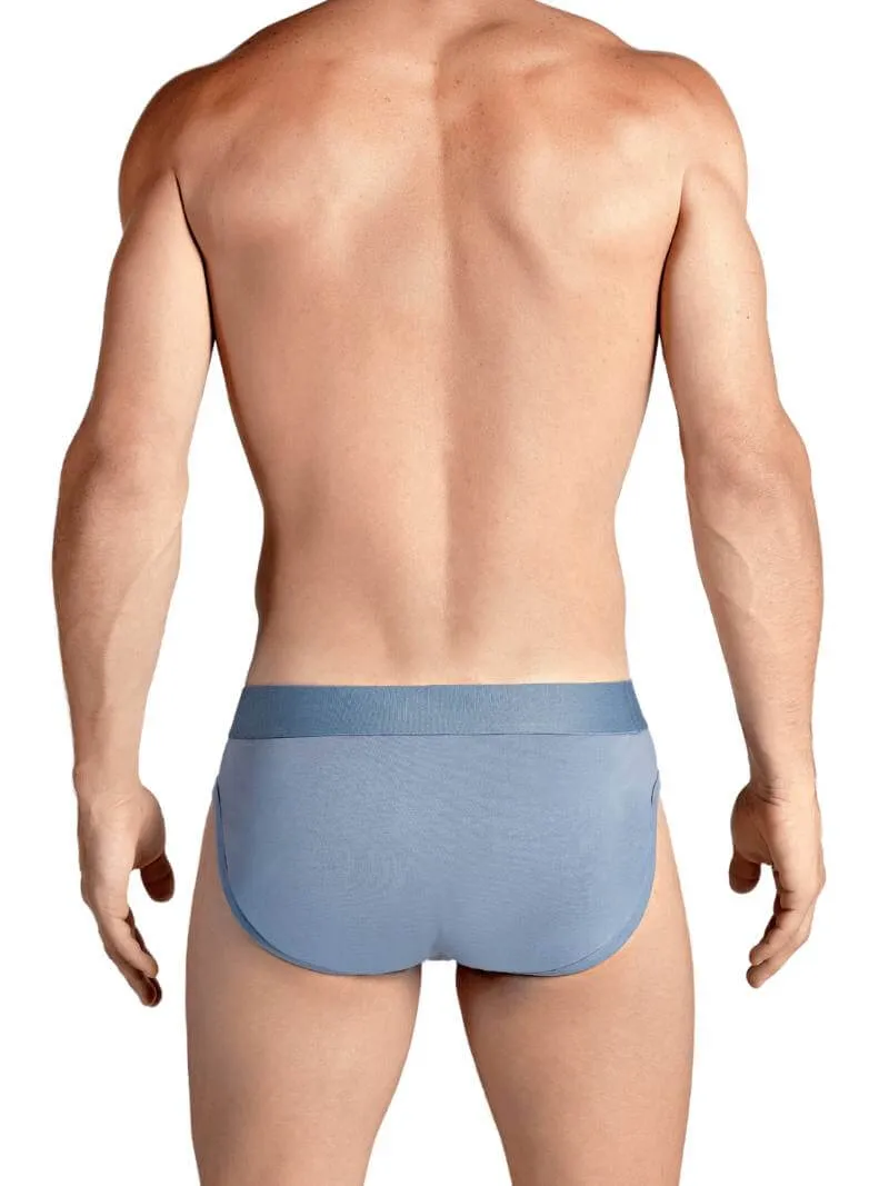 RounderBum Enhancing & Reshaping Brief with Padded Bum and Pouch, Light Blue