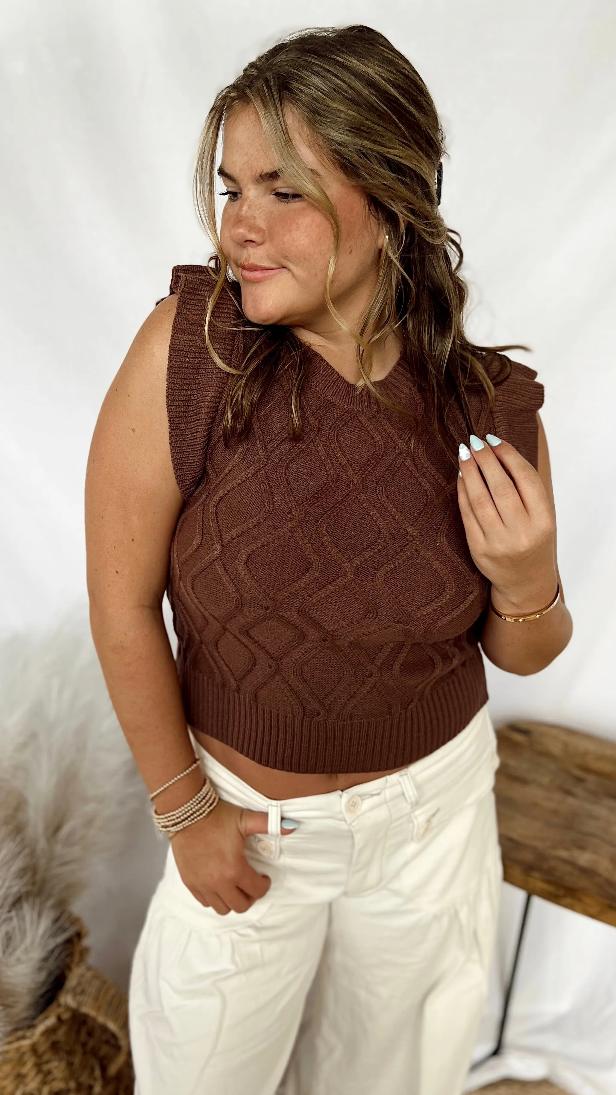 The Evie Ruffle Sleeve Top