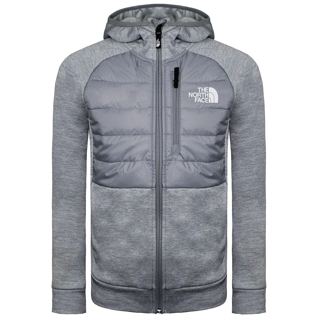 The North Face Mitt Hybrid Kids Grey Track Jacket