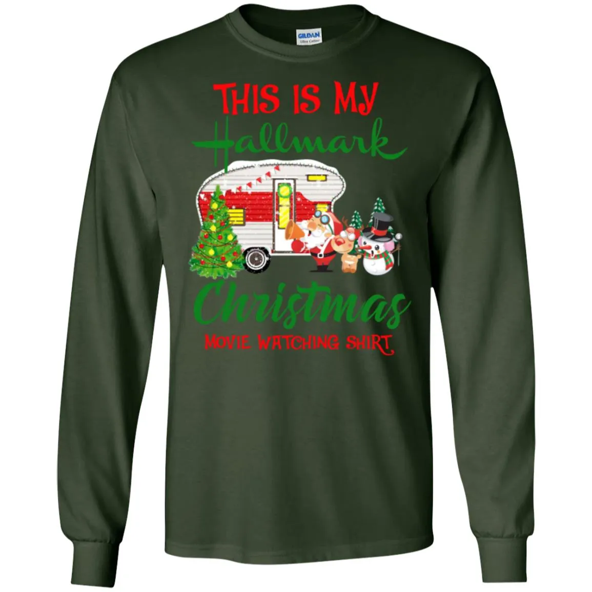 This Is My Hallmark Christmas Movie Watching Men Long SLeeve Shirt