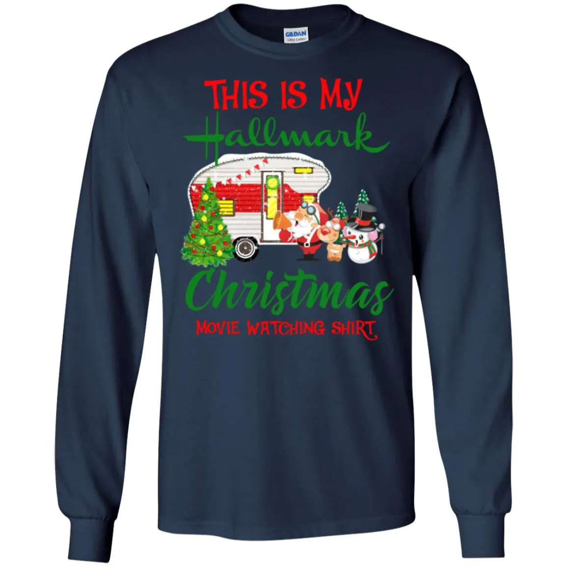 This Is My Hallmark Christmas Movie Watching Men Long SLeeve Shirt